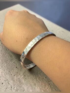 Authentic Rustic Cuff Hammered Metal Cuff Bracelets (2 available) 🌟 Size 8